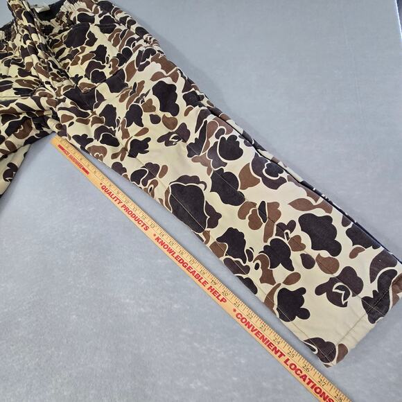 Vtg Walls Blizzard Pruf Camo Insulated Snap Closure Leg Zip Hunting Pants 30x27 - Picture 13 of 16
